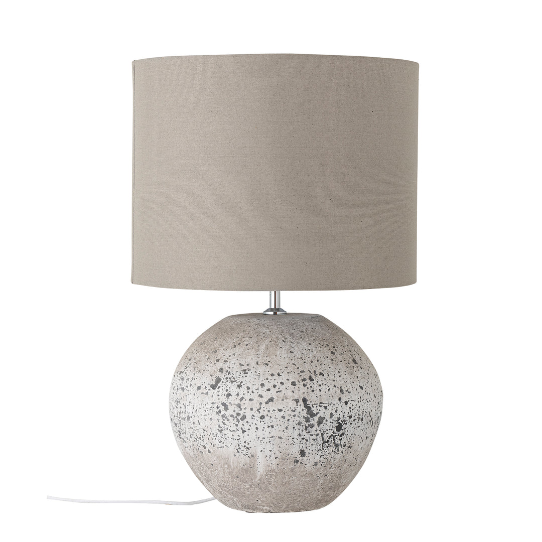 Produktbillede af BLOOMINGVILLE Isedora bordlampe stof og natur stentøj i premium kvalitet