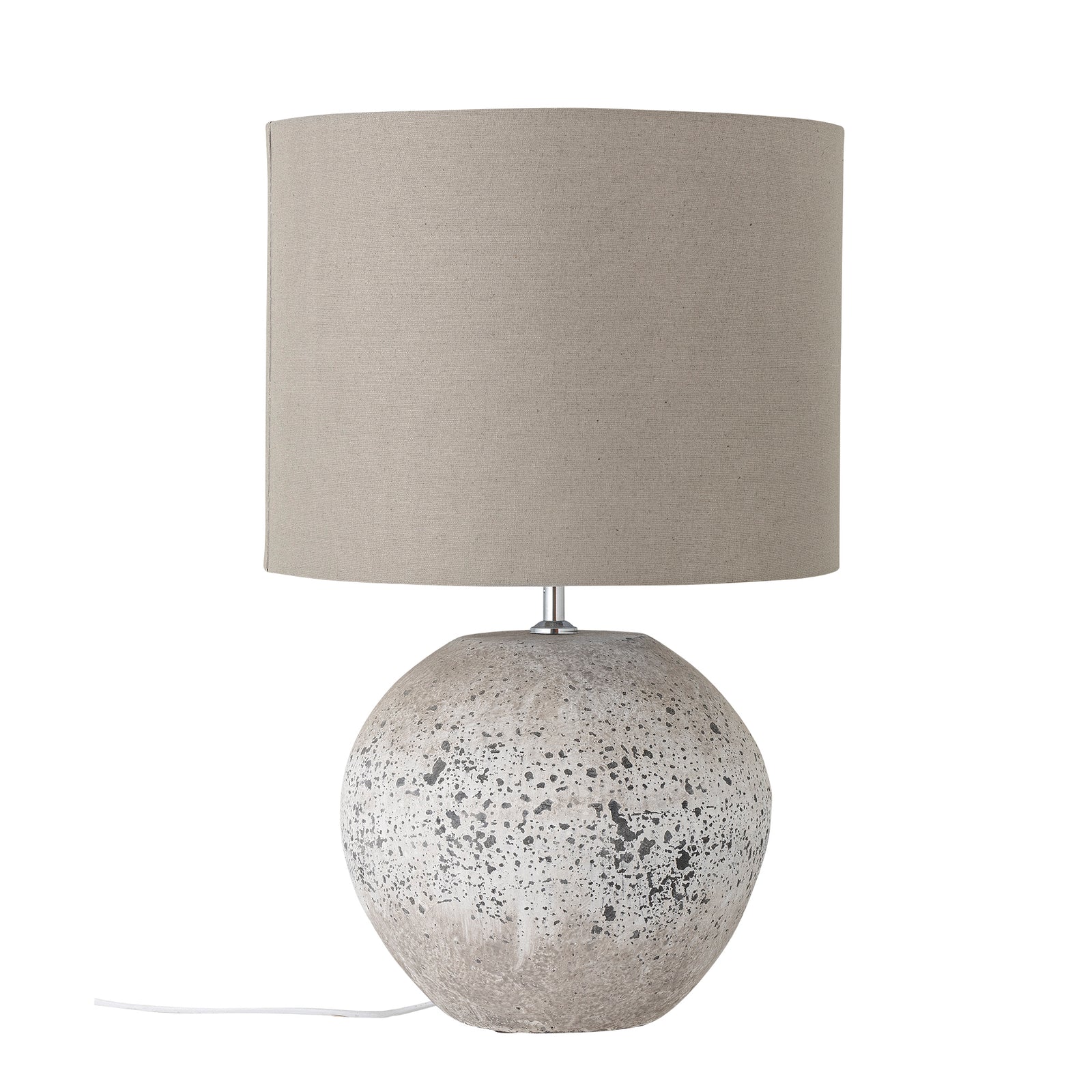 Produktbillede af BLOOMINGVILLE Isedora bordlampe stof og natur stentøj i premium kvalitet