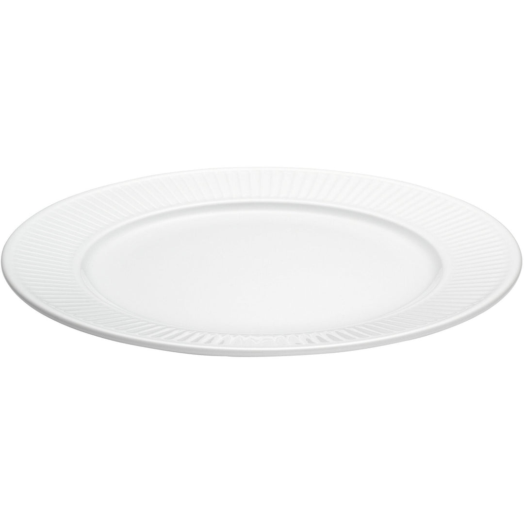 Pillivuyt Pillivuyt Hvid Plissé tallerken, Ø 28 cm. – detaljebillede (Madtallerken)