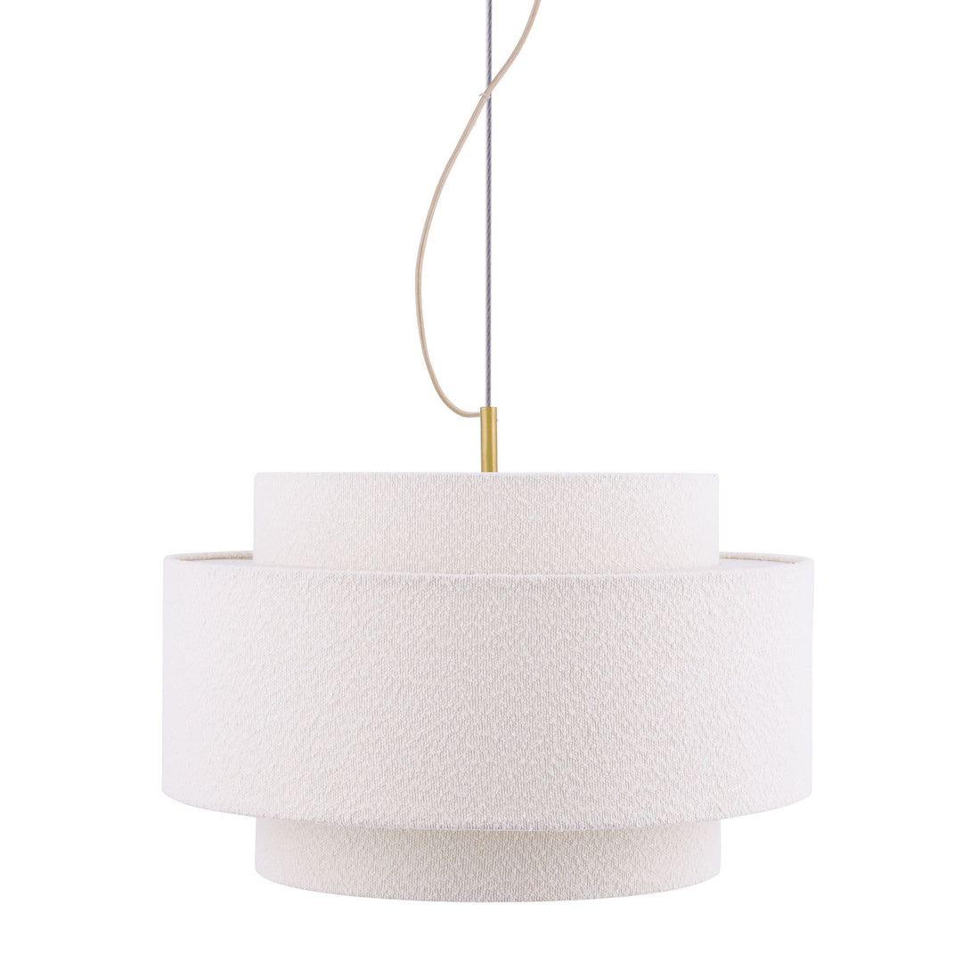 Globen lighting Globen Lighting Noah Bouclé pendellampe 50 cm, hvid – billede i brug (Lampe)