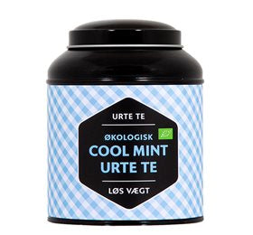 Detaljeret produktbillede af Urte Te Cool Mint Ø 100 g. på tilbud