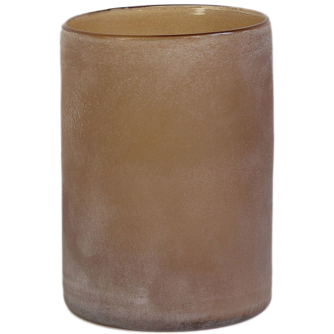 Tell me more Tell me more Frost fyrfadsstage, brown, large – detaljebillede (Lysestage)