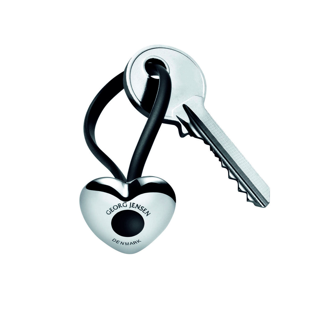 Georg jensen Georg jensen Hjerte nøglering – close-up (Bolig)