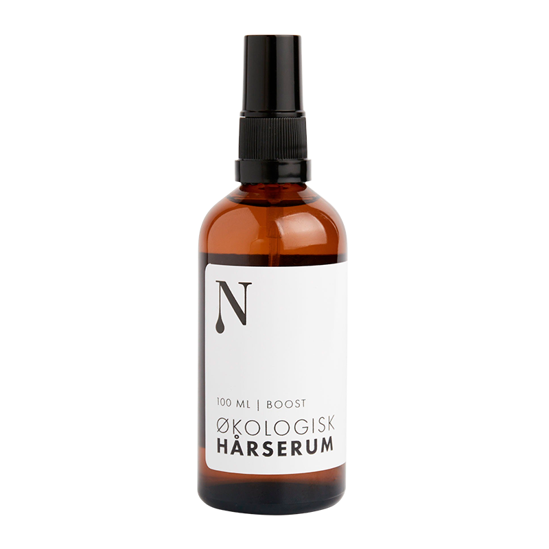 Detaljeret produktbillede af Naturlig økologisk Hårserum Boost 100 ml på tilbud