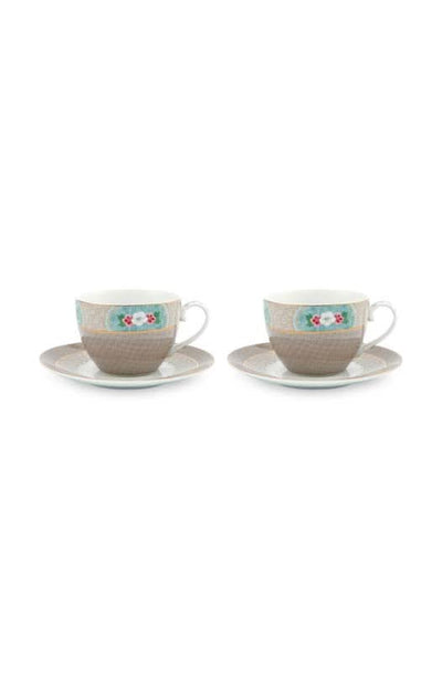 Se billigt tilbud på Pip Studio Set/2 Cups & Saucers Blushing Birds Khaki 280ml! Udsalg på Bolig > Køkken > Porcelæn. Spar op til 55%. Hurtig levering: 1-2 hverdage.