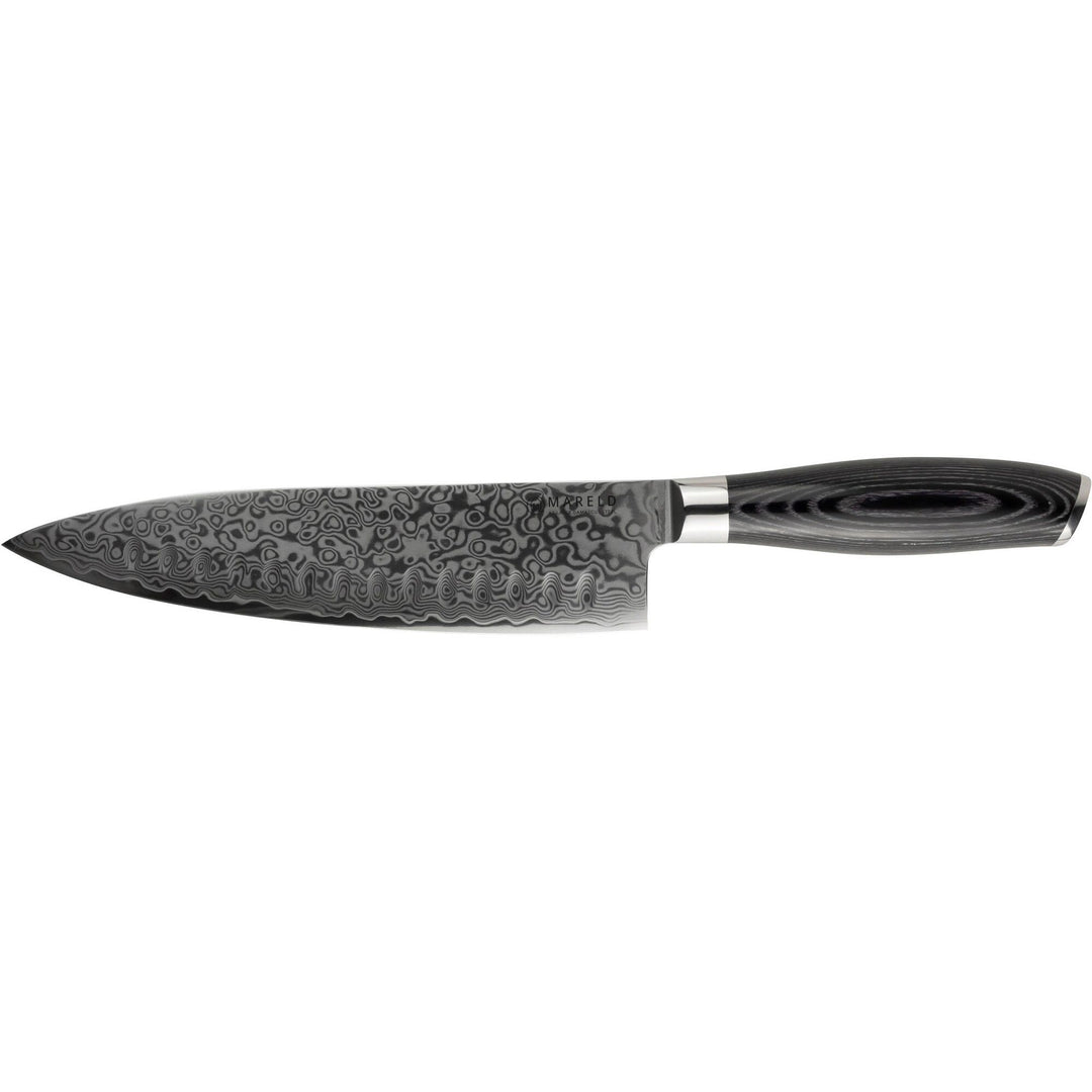 Mareld Mareld Akio kokkekniv olivenslebet 21 cm, black – close-up (Kokkekniv)