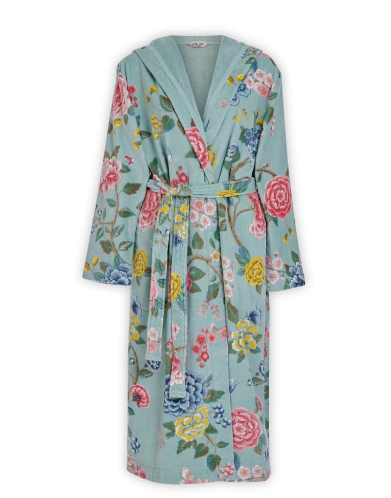 Produktbillede af Pip Studio Good Evening Bathrobe Blue S på tilbud i høj kvalitet
