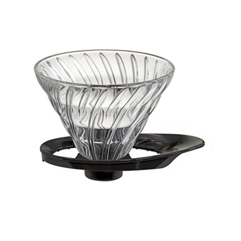Produktbillede af V60 Glasdripper 02 / Sort Hario på tilbud i premium kvalitet