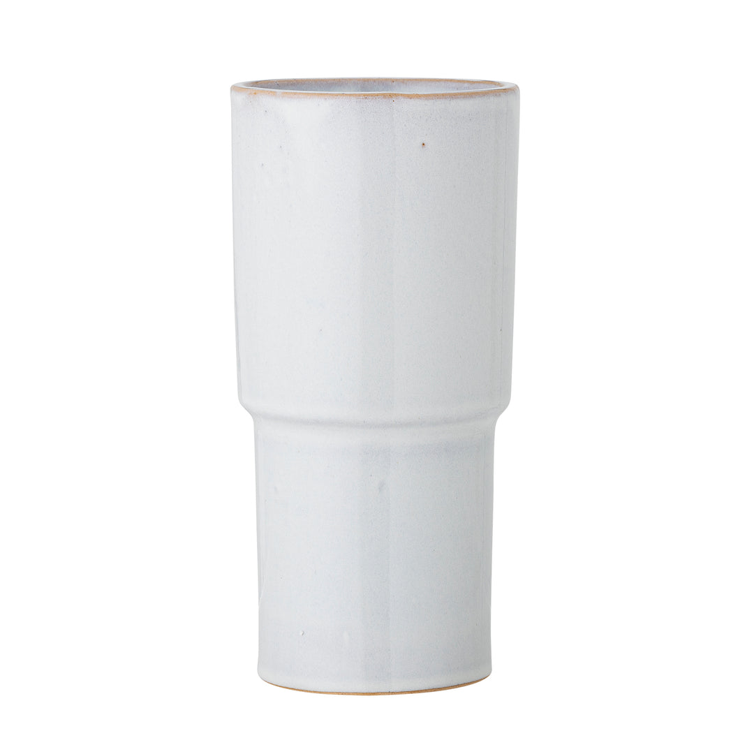 BLOOMINGVILLE Marji vase hvid stentøj H:24