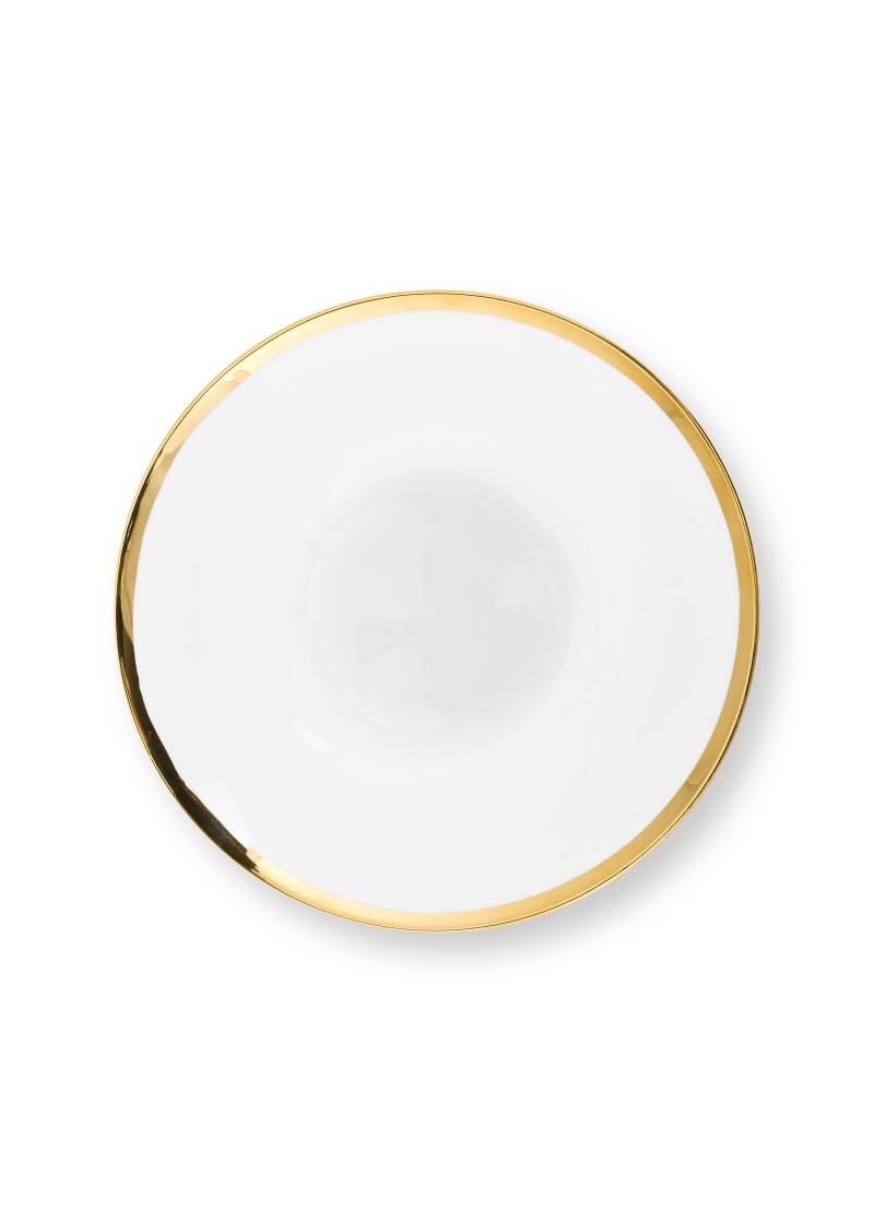 Produktbillede af Bowl White Gold 18cm på tilbud i høj kvalitet