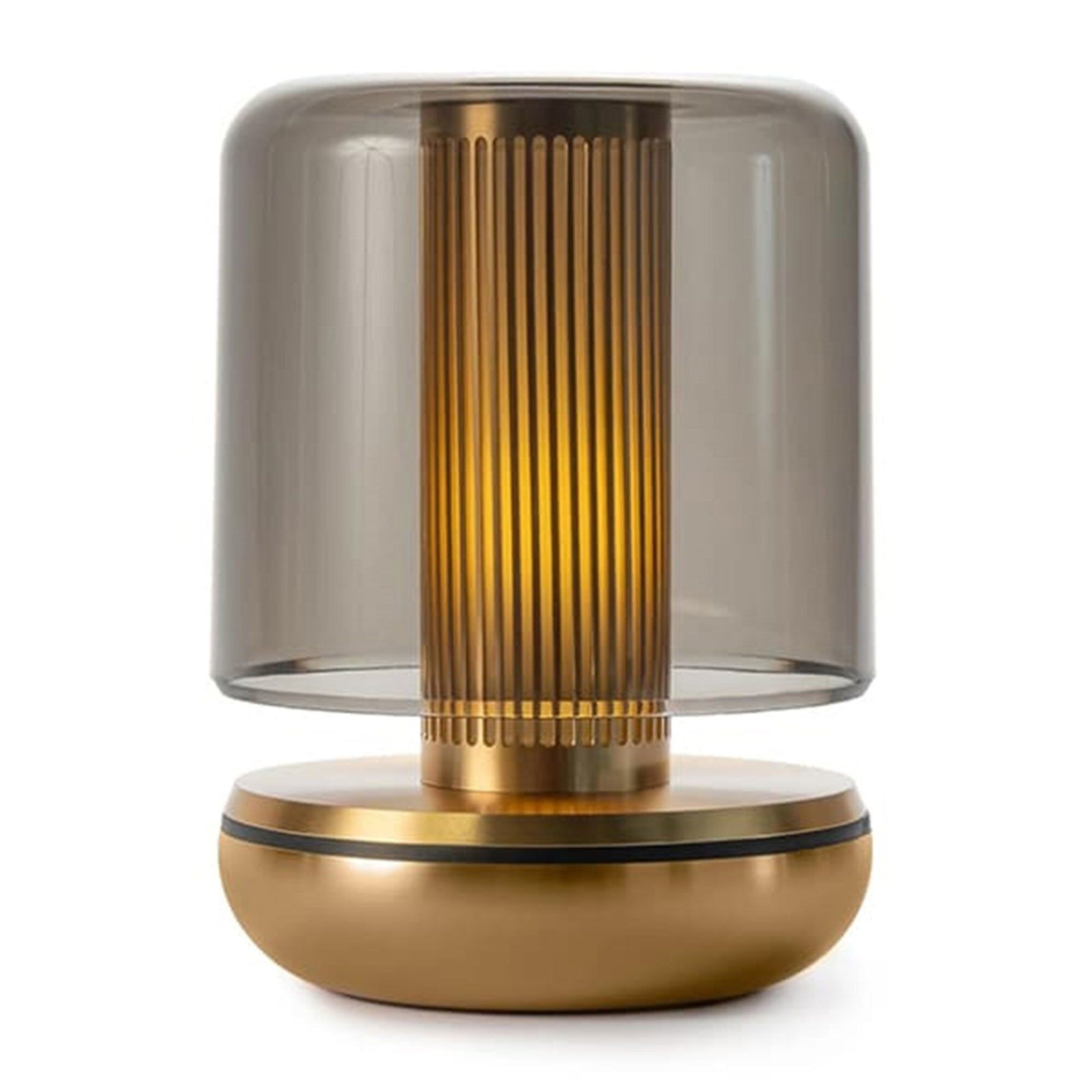 Humble lights Humble lights Firefly bordlampe, smoked gold ❤ billede i brug i kategorien Lampe