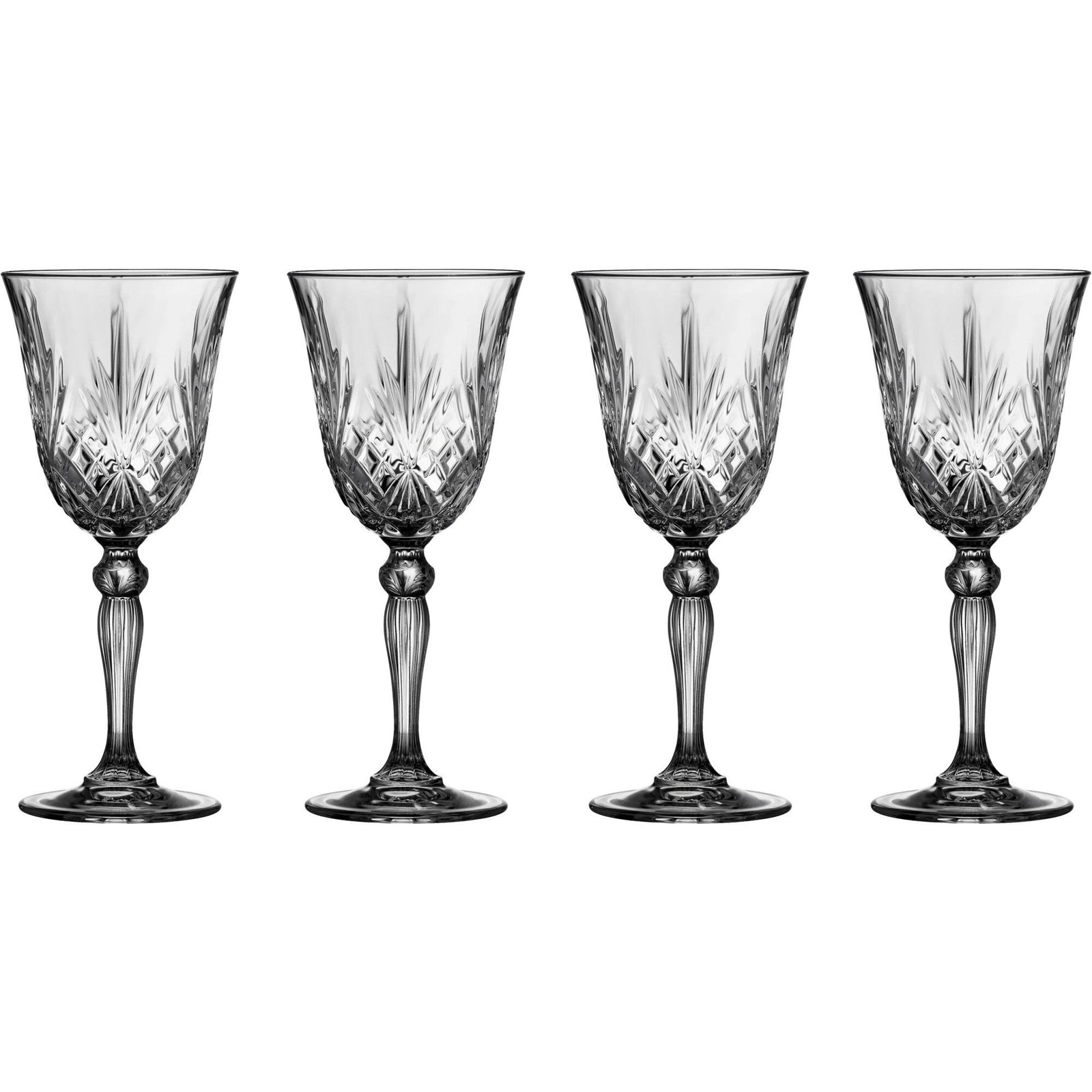 Lyngby glas Lyngby glas Melodia Rødvinsglas, 4 stk. – frontbillede (Rødvinsglas)