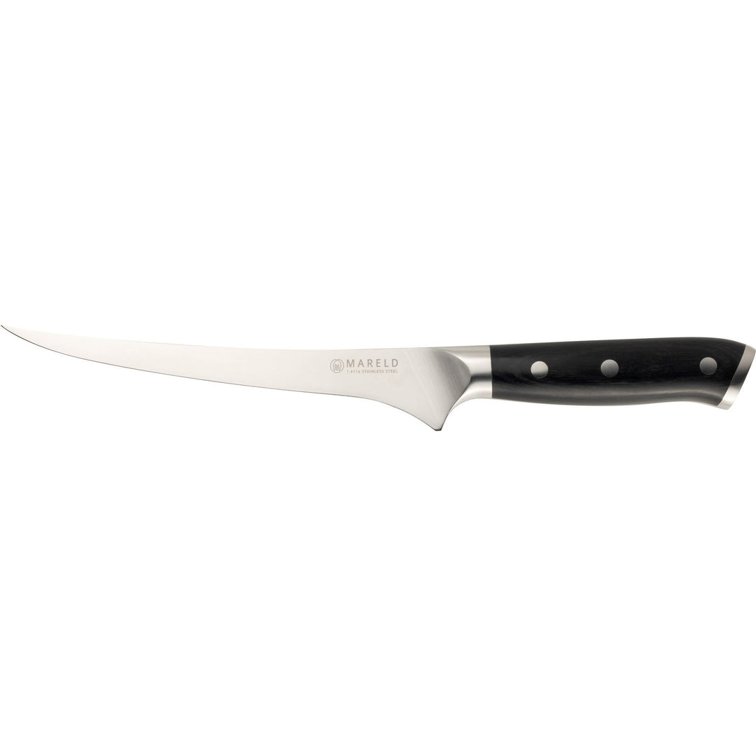 Mareld Mareld Fleksibel filetkniv 19 cm, black – close-up (Filétknive)