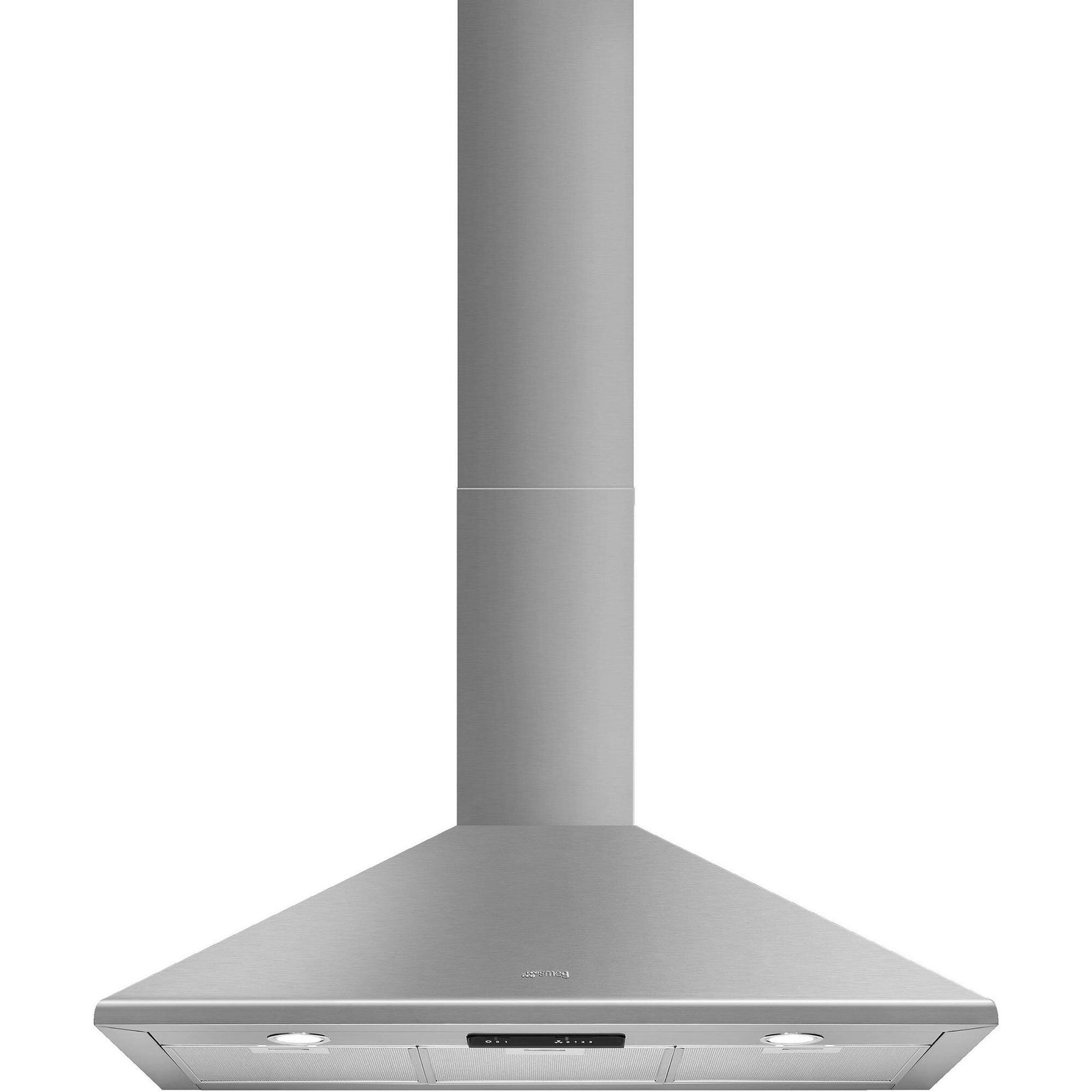 Smeg Smeg KSED95XE 90 cm Vægmonteret Emhætte, Rustfrit Stål – frontbillede (Emhætter)