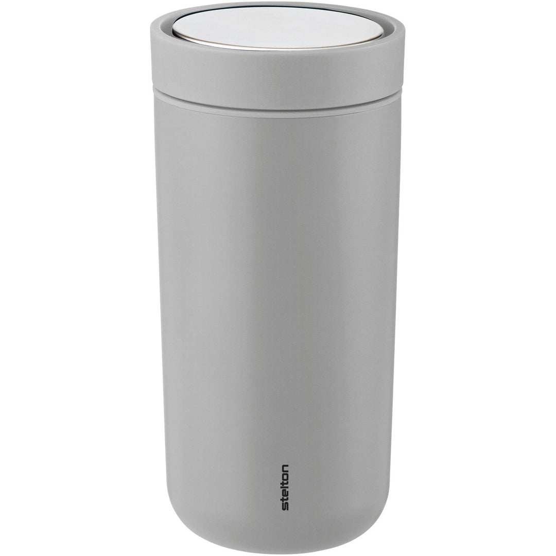 Stelton Stelton To Go Click termokop 0,4 liter, lysegrå ❤ detaljebillede (Termokop)