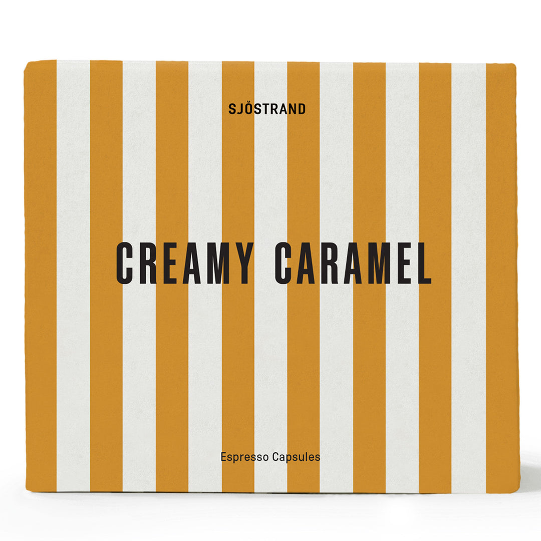 Sjöstrand coffee Sjöstrand coffee Caramel Flavour kaffekapsler 10 stk. – frontbillede (Kaffekapsler)