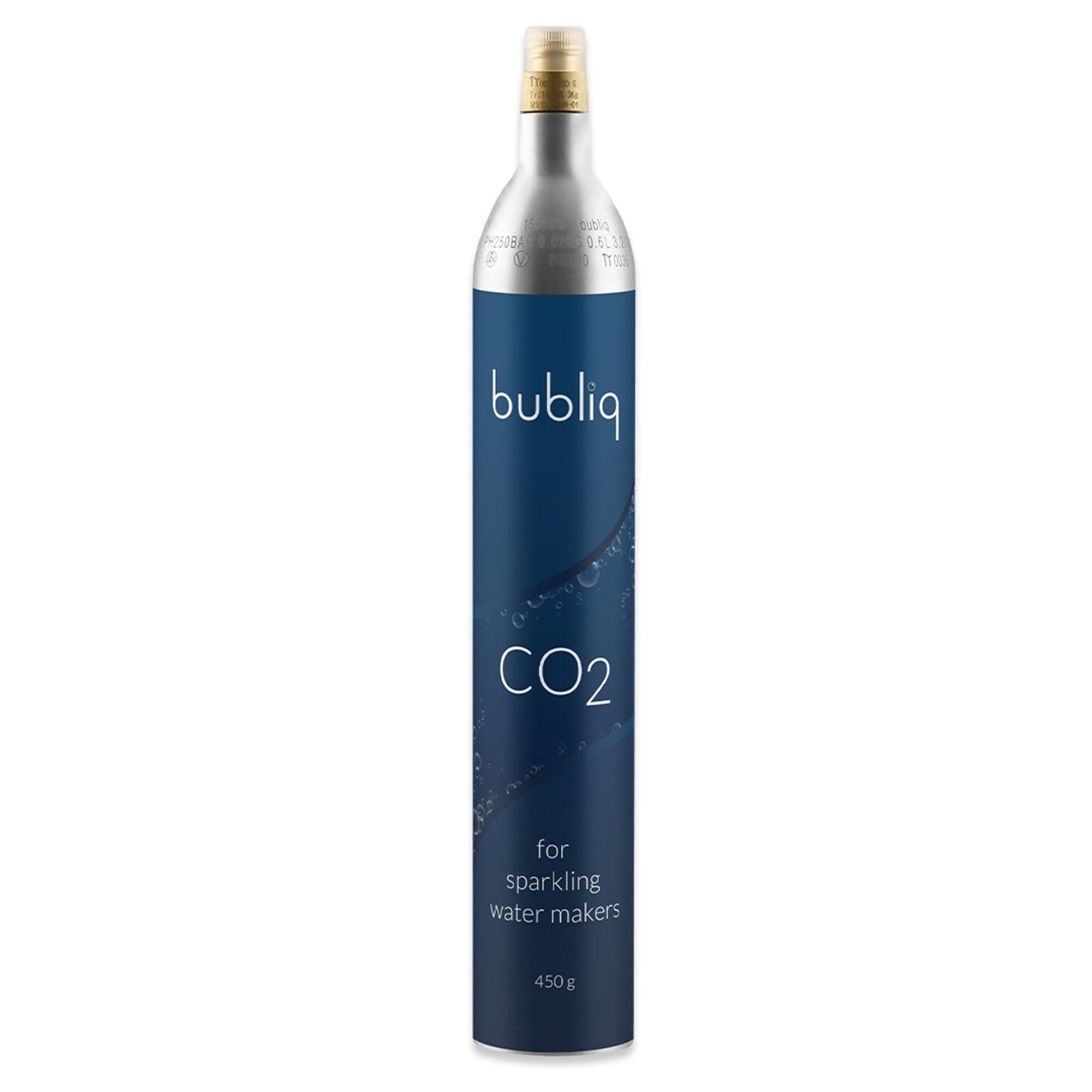 Bubliq Bubliq Kulsyrepatron 450 g – detaljebillede (Kuldioxidpatron)