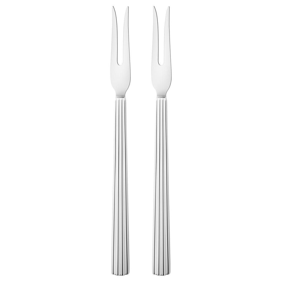 Georg jensen Georg jensen Bernadotte pålægsgaffel, 2-pak ❤ vinkelbillede (Gafler)