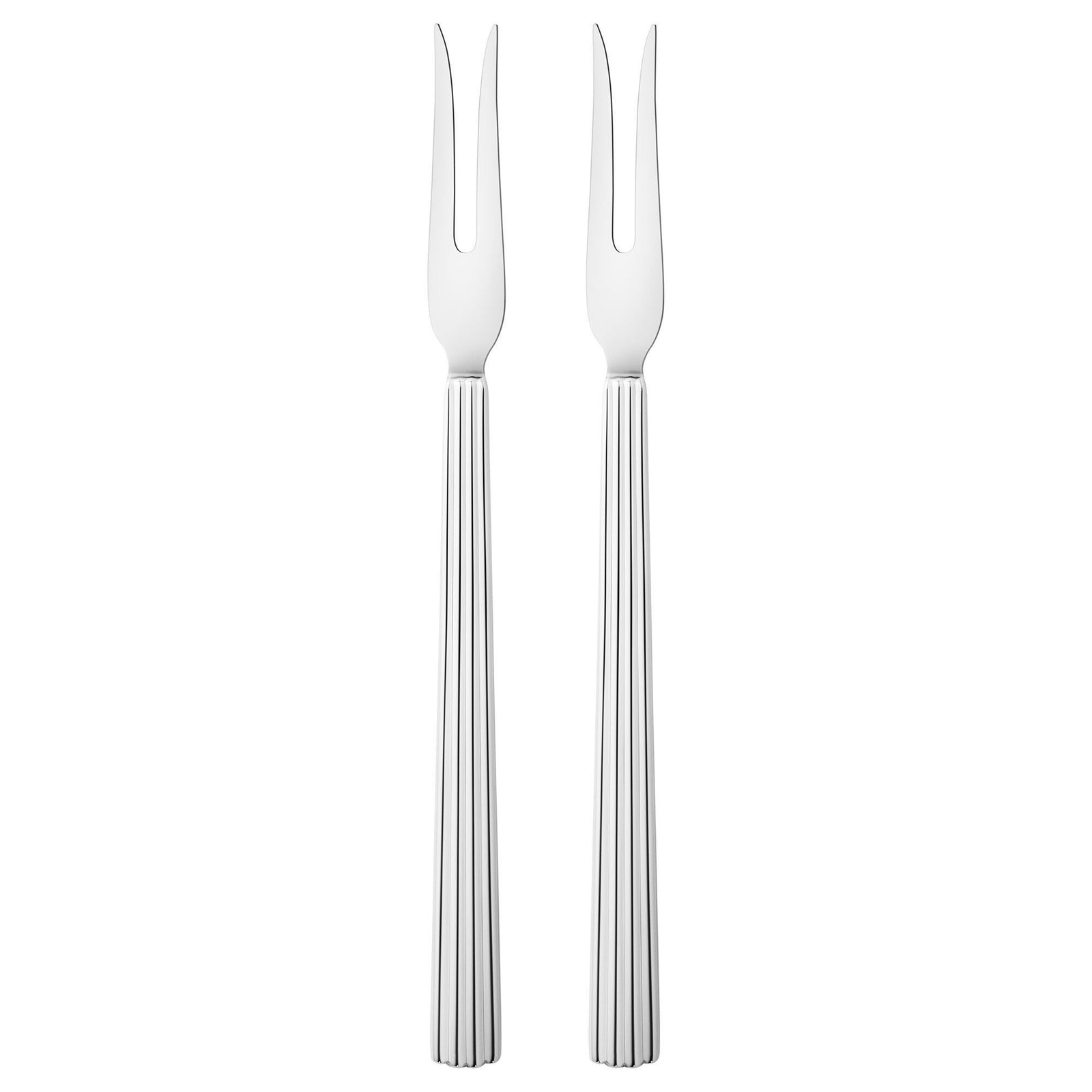 Georg jensen Georg jensen Bernadotte pålægsgaffel, 2-pak ❤ vinkelbillede (Gafler)