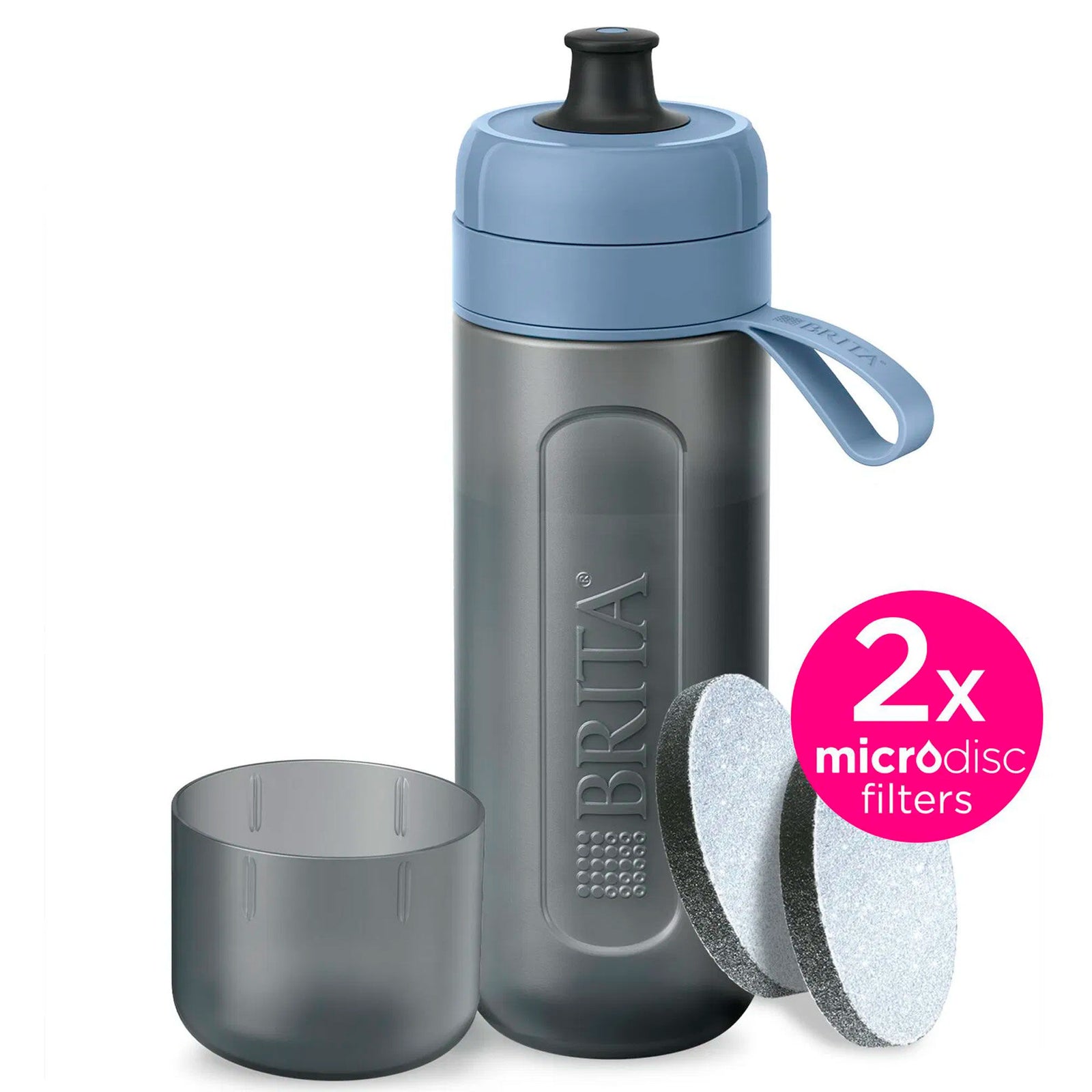 Brita Brita Active vandflaske 0,6 liter, blå ❤ billede i brug i kategorien Vandflaske