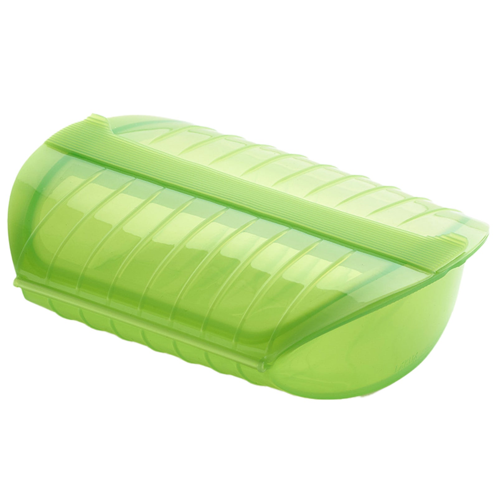 Lékué Lékué Dampkoger til mikroovn, grøn – billede i brug (Dampkoger)