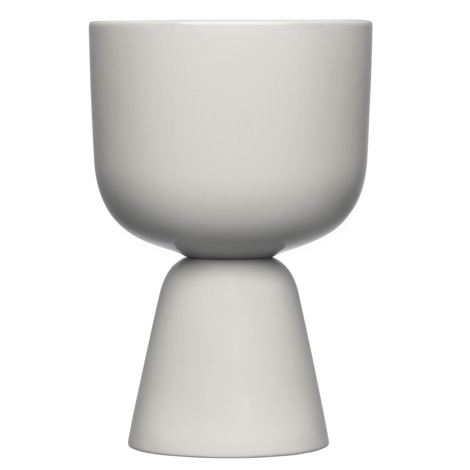 Iittala Iittala Nappula urtepotte 19 x 12,5 cm, lysegrå – detaljebillede (Urtepotte)