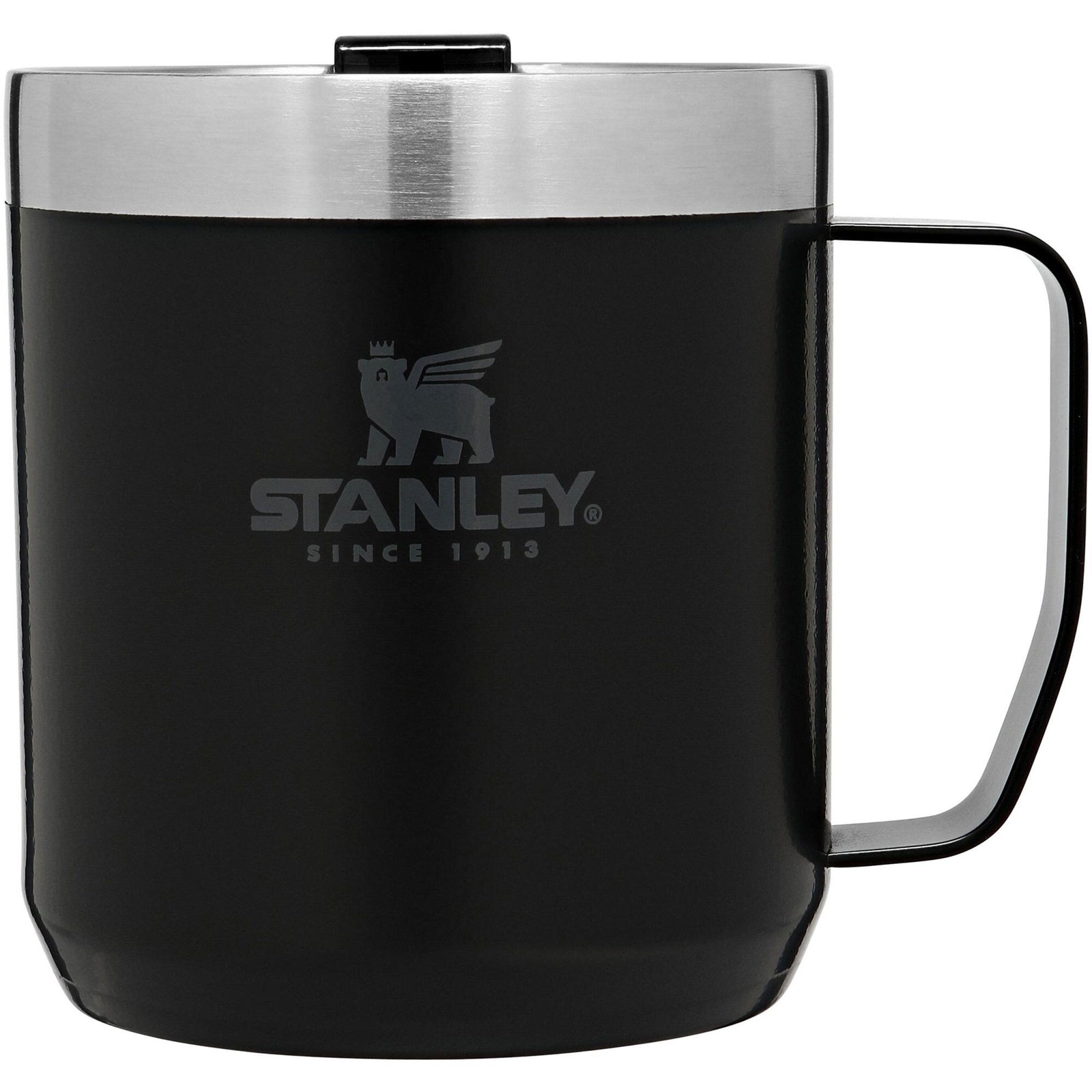 Stanley Stanley The Legendary Camp Mug 0,35 liter, matte black – close-up (Krus)