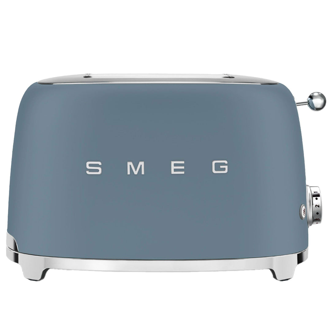 Smeg Smeg Brødrister 2 skiver, storm blue – frontbillede (Brødristere)