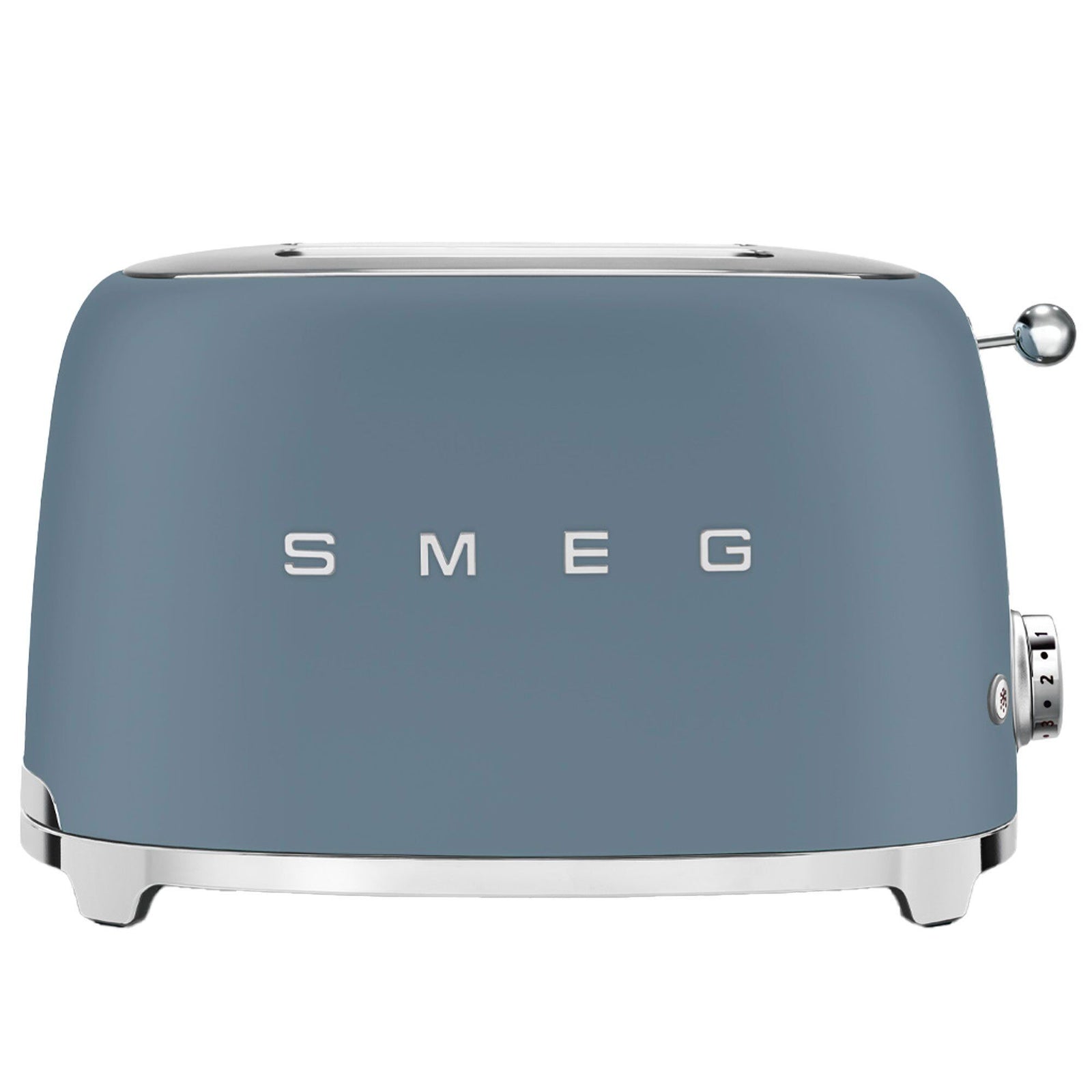 Smeg Smeg Brødrister 2 skiver, storm blue – frontbillede (Brødristere)