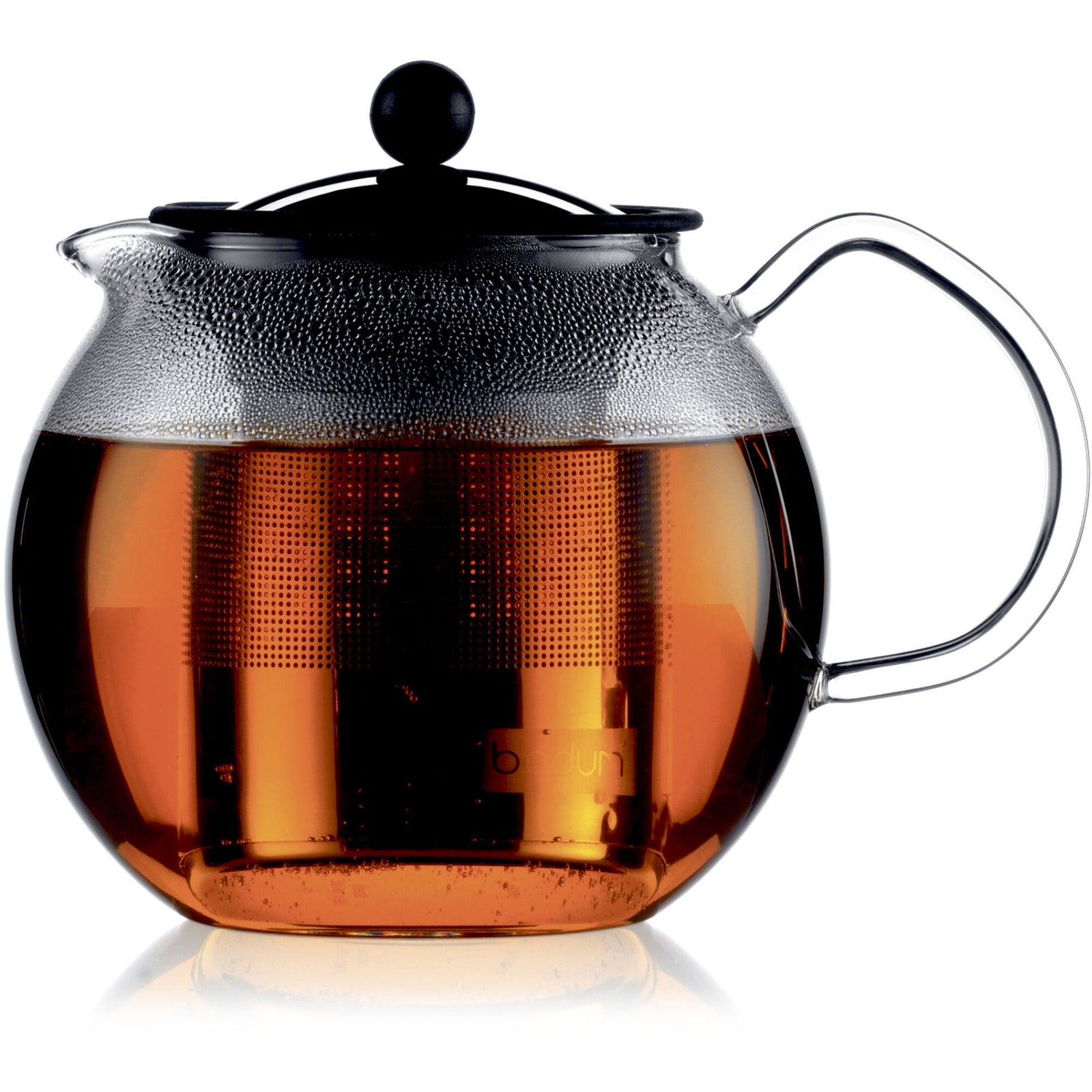 Bodum Bodum ASSAM Tekande m. glashåndtag 1,0 l, krom ❤ produktbillede (Tekande)