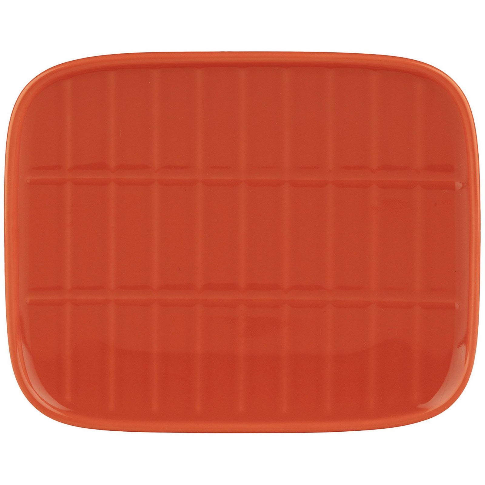 Marimekko Marimekko Tiiliskivi tallerken 15 x 12 cm, orange – produktfoto (Tallerkener)