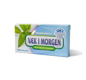 Produktbillede af Væk i morgen m. pebermynte 20 tab. på tilbud