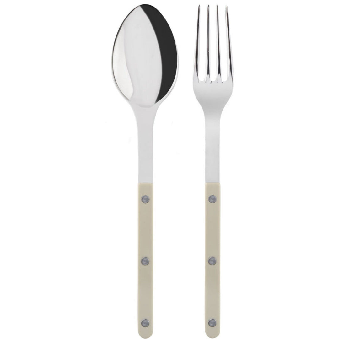Sabre paris Sabre paris Bistrot Solid serveringssæt 2 dele, light kaki ❤ produktfoto (Serveringsbestik)