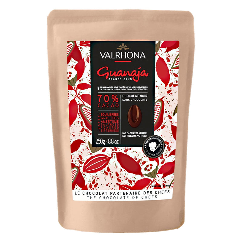 Valrhona Guanaja 70% mørk chokolade, 250 g