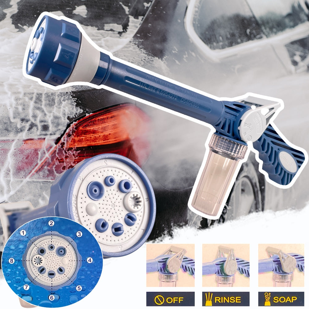Produktbillede af Køb 8-i-1 Højtryks Vandpistol Din Ultimative Makker i Haven! på tilbud