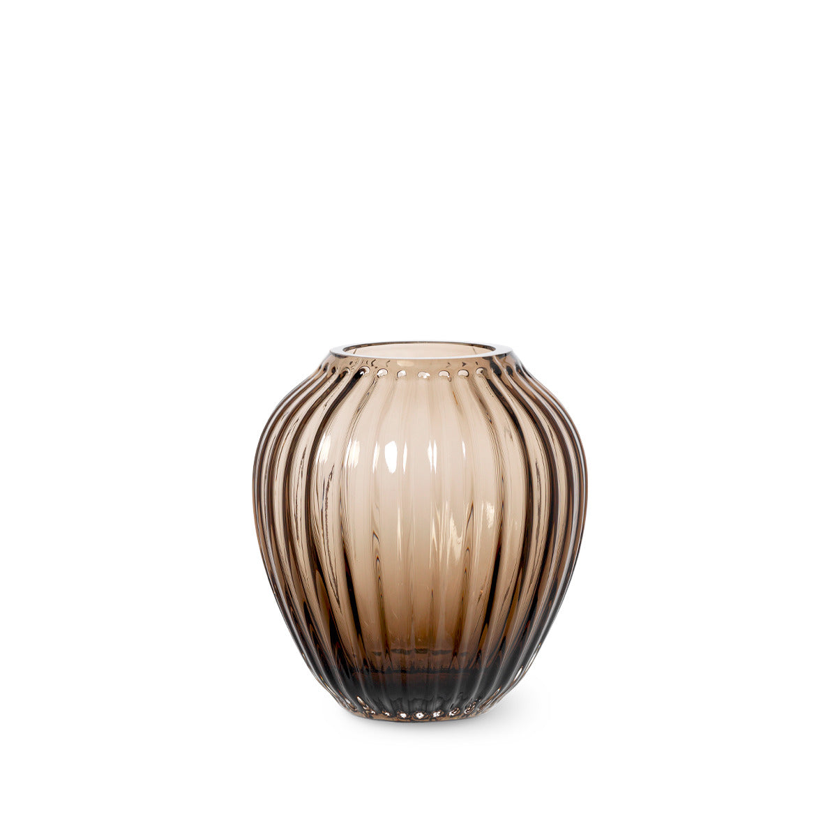Produktbillede af Kähler Hammershøi Vase 14cm valnød i premium kvalitet