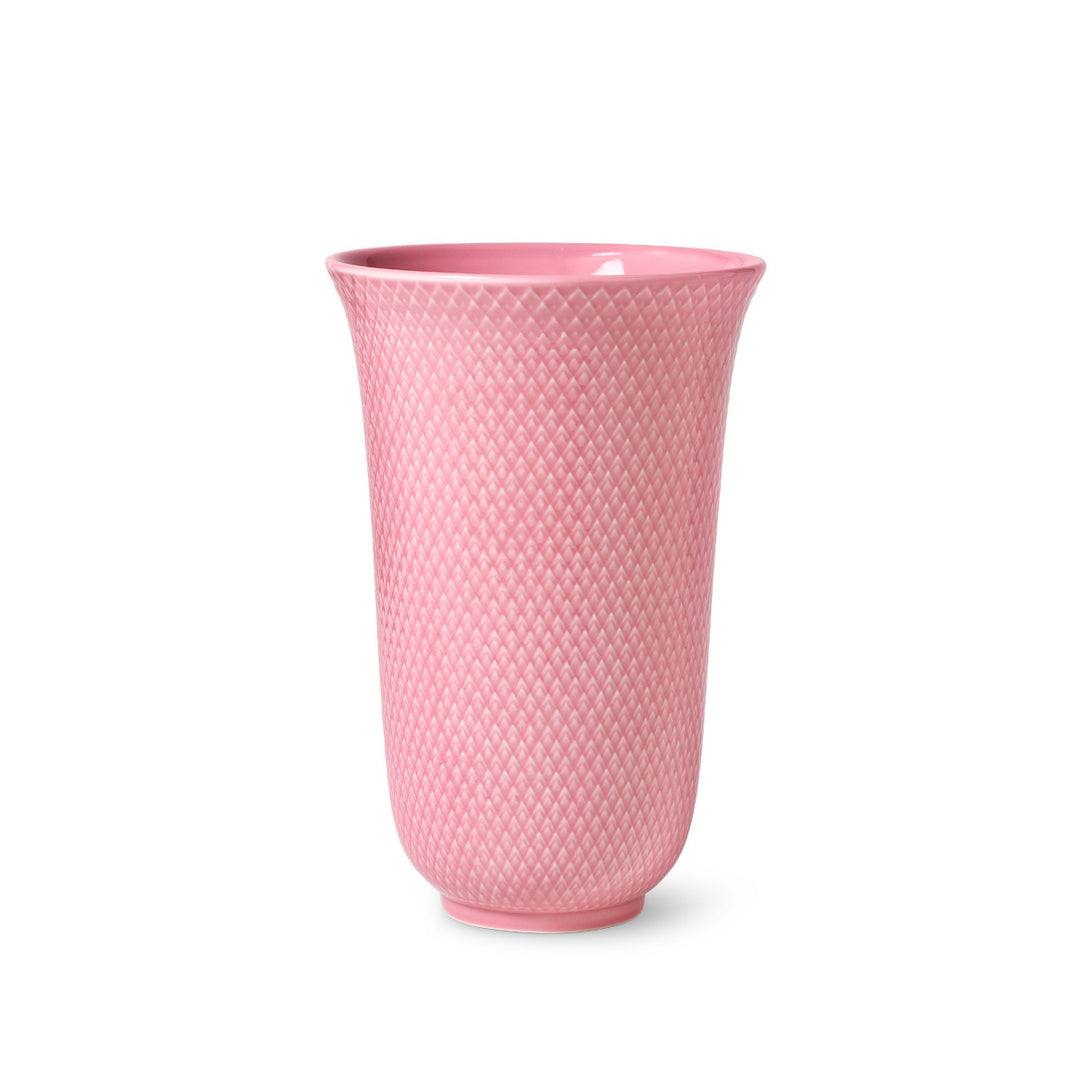 Produktbillede af Lyngby Porcelæn Rhombe Color Vase 20 cm rosa i premium kvalitet