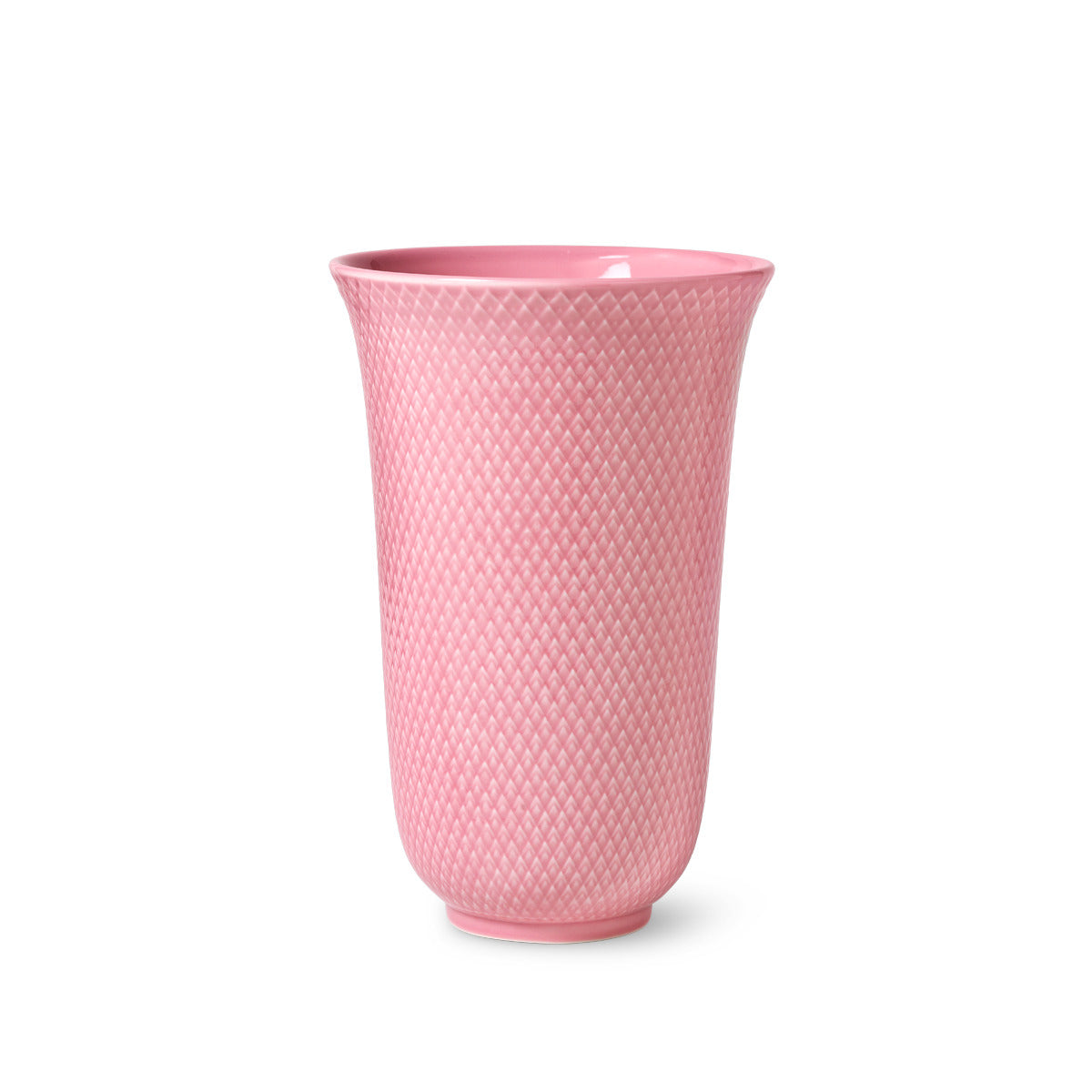 Produktbillede af Lyngby Porcelæn Rhombe Color Vase 20 cm rosa i premium kvalitet