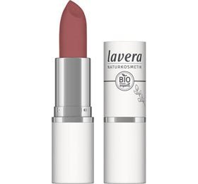 Detaljeret produktbillede af Lavera Velvet Matt Lipstick Berry Nude 01 X på tilbud
