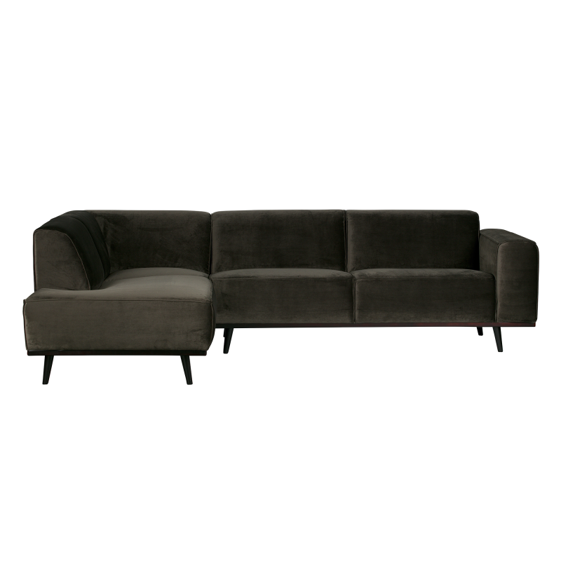 Produktbillede af Venstrevendt Statement Hjørnesofa Velour på tilbud i høj kvalitet