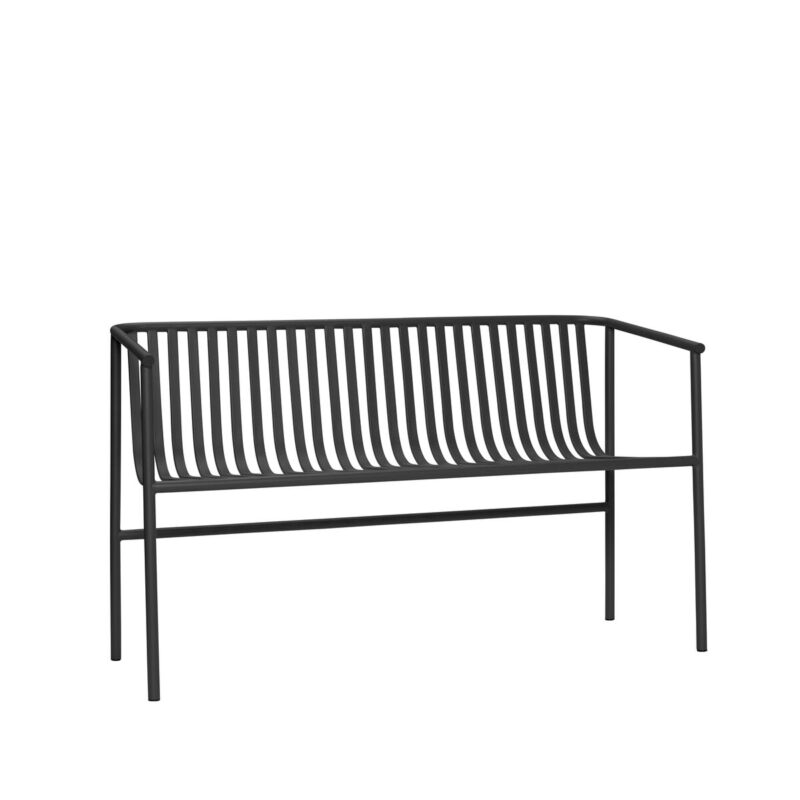 Produktbillede af HÃBSCH VILA OUTDOOR BÆNK SORT 133 i premium kvalitet