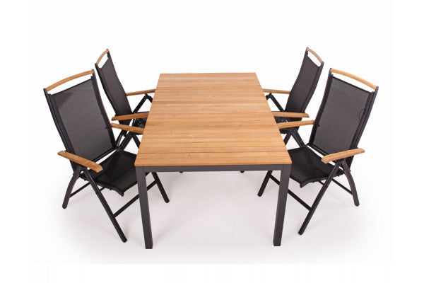 Vita Dala Havemøbelsæt - 100x168 cm - Antracit/Teak ❤ Kæmpe udvalg i KERNETEAK ❤ Billig fragt og hurtig levering 2 - 5 hverdage - Varenummer: HML-DK2318 / Ean: på lager - Udsalg på HAVEMØBELSÆT > Teak havemøbelsæt Spar op til 53% - Over 454 kendte brands på udsalg