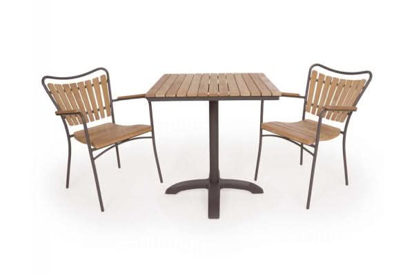 Vita Samsø Cafesæt - 70x70 cm ❤ Kæmpe udvalg i KERNETEAK ❤ Billig fragt og hurtig levering 2 - 5 hverdage - Varenummer: HML-DK3662 / Ean: på lager - Udsalg på HAVEMØBELSÆT > Cafesæt Spar op til 65% - Over 1334 design mærker på udsalg