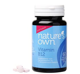 Produktbillede af Natures Own Vitamin B12 Vegan smeltetablet 60 tab. på tilbud