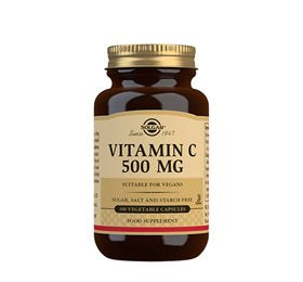 Produktbillede af Solgar Vitamin C 500mg 100 kap. på tilbud