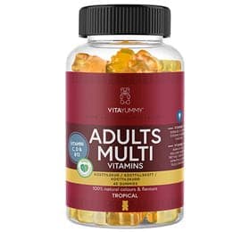 Stort online udvalg i VitaYummy Adults Multivitamin Tropical 60 gum. ❤ VitaYummy ❤ Hurtig levering: 1 - 2 Hverdage og gratis fragt v/køb over 295 kr. GLS til pakkeshop ❤ Varenummer: HG-54119 og barcode / Ean: 5713918000721 på lager - Kæmpe udvalg i Sundhed - Over 300 kendte brands på udsalg