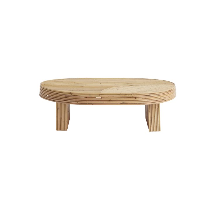 Produktbillede af TINE K HOME SOFABORD RATTAN NATUR 80 i premium kvalitet