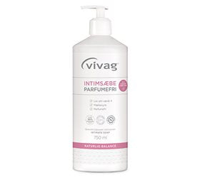 Produktbillede af Vivag Intimsæbe Parfumefri 750 ml. på tilbud