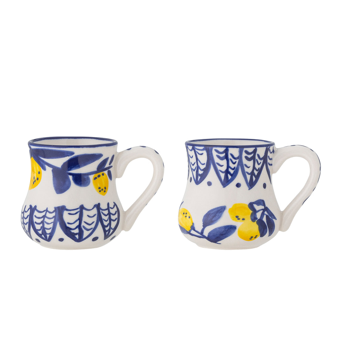 CREATIVE COLLECTION Maxima espressokop m. hank blå stentøj