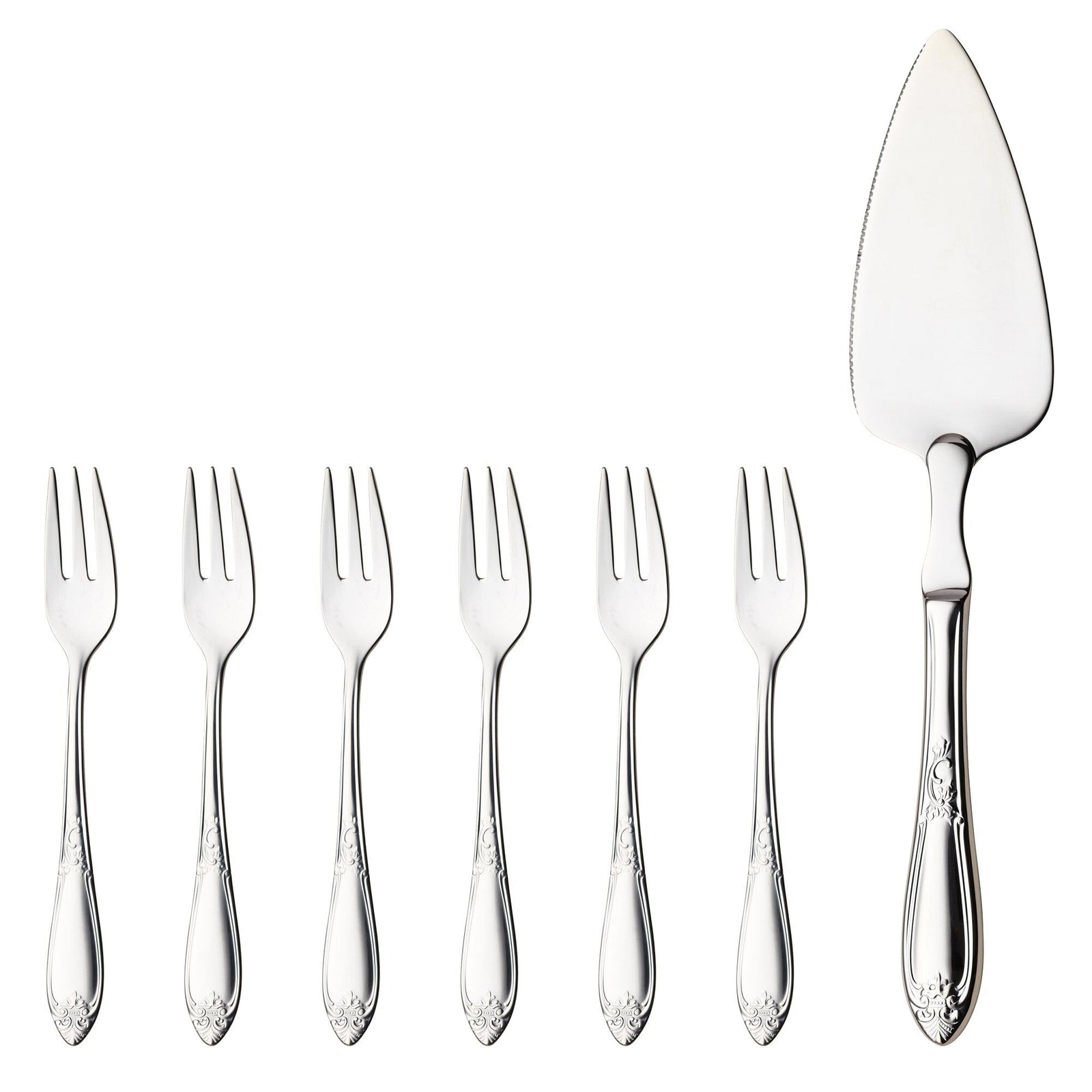 Hardanger bestikk Hardanger bestikk Nina Kagesæt 7-dele – billede i brug (Bestik)
